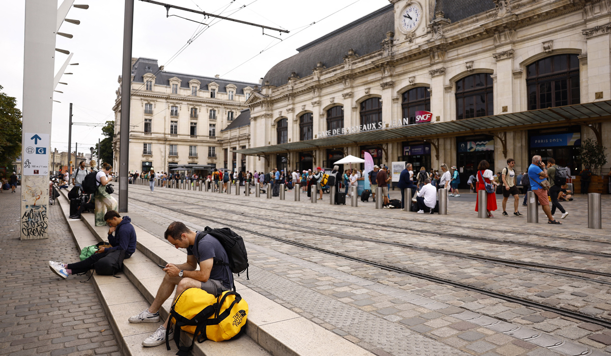 France railway vandalism